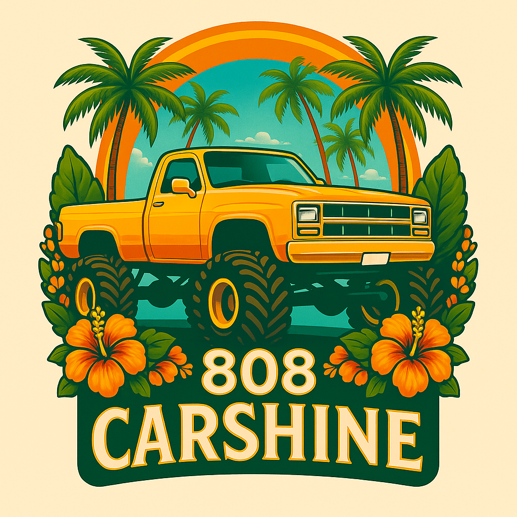 808 Car Shine island truck artwork